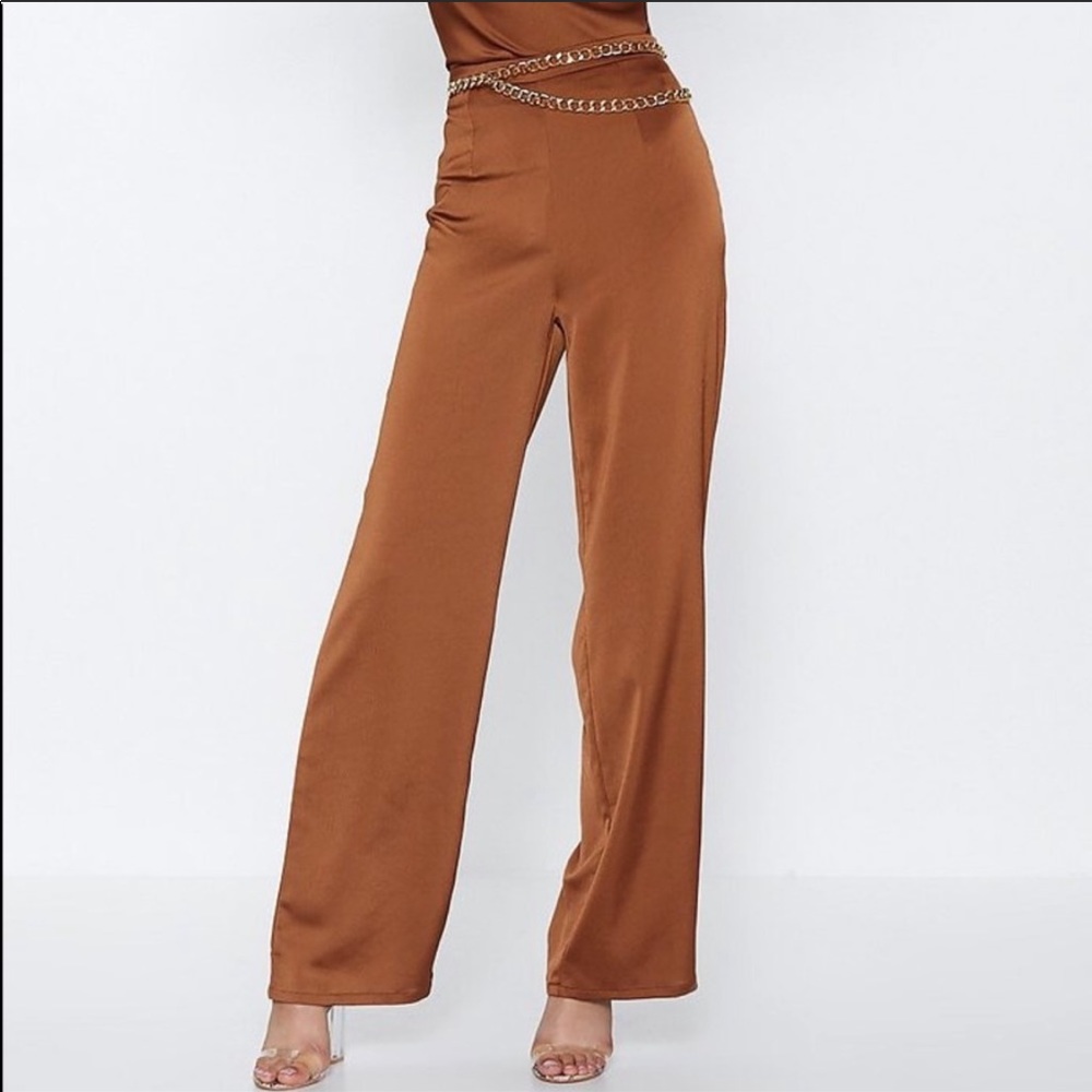 Nasty Gal Satin Pants